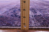 Purple Persian Overdyed Handmade Wool Area Rug - 9' 7" X 13' 0" - Golden Nile