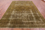 Persian Tabriz Overdyed Handmade Wool Rug - 9' 8" X 12' 4" - Golden Nile