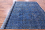 Persian Overdyed Handmade Wool Rug - 9' 5" X 12' 10" - Golden Nile