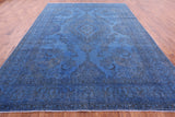 Persian Overdyed Handmade Wool Rug - 9' 5" X 12' 10" - Golden Nile