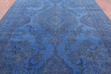 Persian Overdyed Handmade Wool Rug - 9' 5" X 12' 10" - Golden Nile