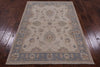 4 x 6 Hand Knotted Oriental Oushak Area Rug - Golden Nile