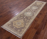 3 x 11 Peshawar Runner Oriental Rug - Golden Nile