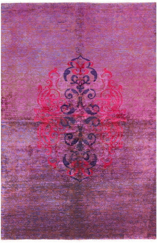 William Morris Handmade Wool Area Rug - 6' 2