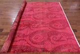 William Morris Hand Knotted Wool Area Rug - 8' 1" X 8' 7" - Golden Nile