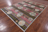 Modern Handmade Wool Area Rug - 7' 10" X 10' 2" - Golden Nile