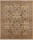9 x 10 Persian Ziegler Wool Area Rug - Golden Nile
