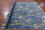 William Morris Hand Knotted Wool Area Rug - 8' 1 X 10' 2 - Golden Nile