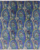 William Morris Hand Knotted Wool Area Rug - 8' 1 X 10' 2 - Golden Nile