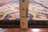William Morris Handmade Wool Area Rug - 9' 1" X 11' 10" - Golden Nile