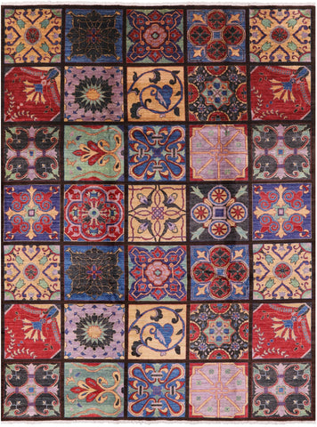 William Morris Handmade Wool Area Rug - 9' 1