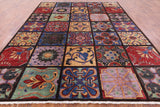 William Morris Handmade Wool Area Rug - 9' 1" X 11' 10" - Golden Nile