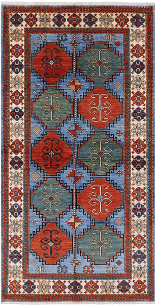 Persian Fine Serapi Handmade Wool Rug - 5' 1" X 9' 10" - Golden Nile