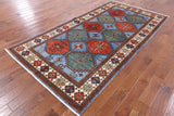 Persian Fine Serapi Handmade Wool Rug - 5' 1" X 9' 10" - Golden Nile