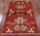 Art Deco Oriental Handmade Area Rug 3 x 5 - Golden Nile