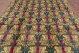 William Morris Hand Knotted Wool Area Rug - 8' 2" X 10' 2" - Golden Nile