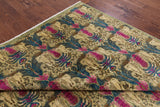 William Morris Hand Knotted Wool Area Rug - 8' 2" X 10' 2" - Golden Nile