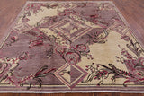 Square William Morris Handmade Wool Area Rug - 8' 3" X 8' 3" - Golden Nile