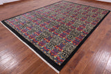 William Morris Handmade Wool Area Rug - 8' 10" X 11' 10" - Golden Nile