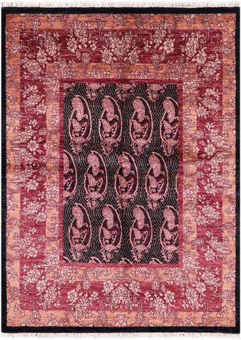 William Morris Handmade Wool Rug - 4' 7