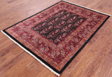 William Morris Handmade Wool Rug - 4' 7" X 6' 2" - Golden Nile