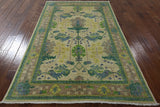 5 X 8 Fine Serapi Oriental Modern Area Rug - Golden Nile