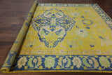 9 x 12 Modern Oriental Area Rug - Golden Nile