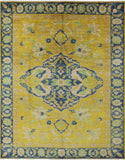 9 x 12 Modern Oriental Area Rug - Golden Nile