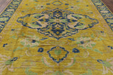 9 x 12 Modern Oriental Area Rug - Golden Nile