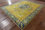 9 x 12 Modern Oriental Area Rug - Golden Nile