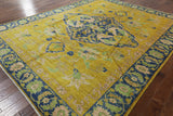 9 x 12 Modern Oriental Area Rug - Golden Nile