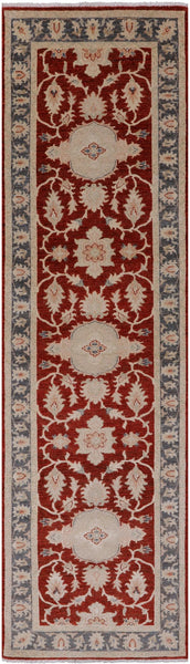Runner Persian Fine Serapi Handmade Wool Rug - 2' 9" X 10' 2" - Golden Nile