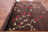 Persian Gabbeh Handmade Wool Rug - 8' 1" X 10' 3" - Golden Nile