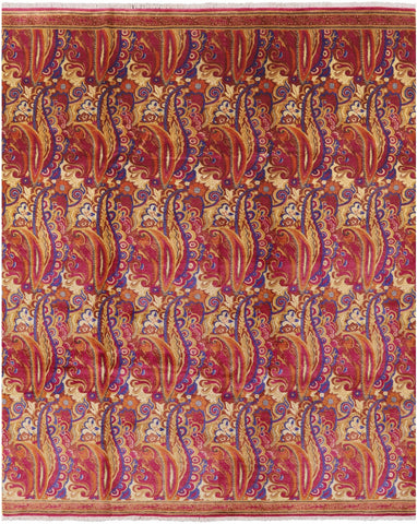 William Morris Hand Knotted Wool Rug - 7' 10