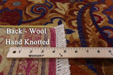 William Morris Hand Knotted Wool Rug - 7' 10" X 9' 7" - Golden Nile