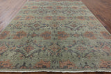 9 X 12 Art Deco Oriental Hand Knotted Rug - Golden Nile