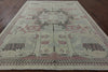 9 X 12 Hand Knotted Modern Oriental Area Rug - Golden Nile