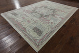 9 X 12 Hand Knotted Modern Oriental Area Rug - Golden Nile