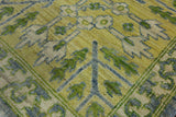 5 X 10 Hand Knotted Oriental Garden Design Area Rug - Golden Nile