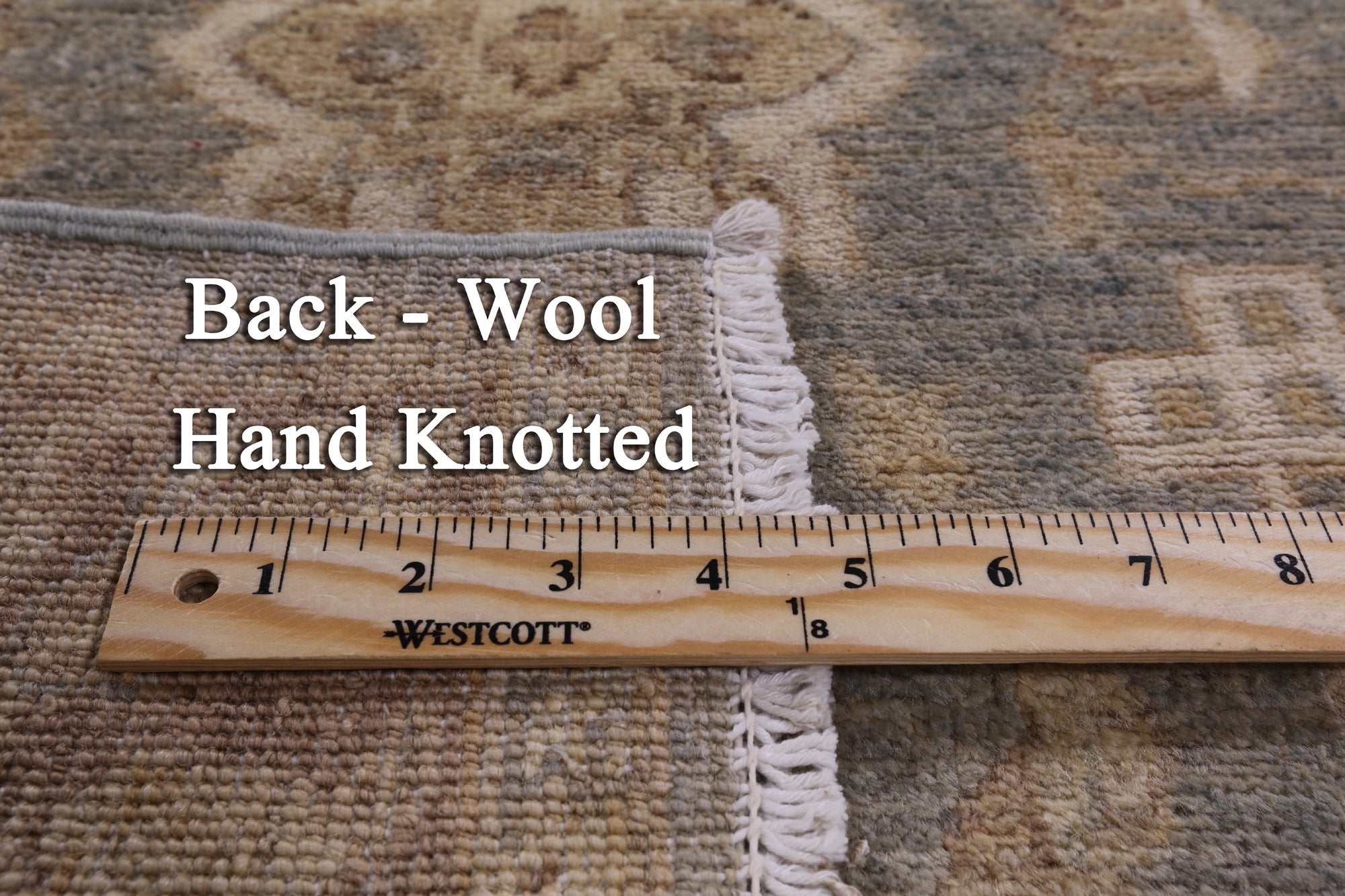 Grey Peshawar Handmade Wool Runner Rug - 2' 6" X 13' 3" - Golden Nile