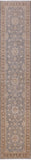 Grey Peshawar Handmade Wool Runner Rug - 2' 6" X 13' 3" - Golden Nile