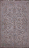 Turkish Oushak Handmade Wool Area Rug - 4' 0" X 6' 3" - Golden Nile