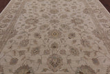 Ivory Peshawar Handmade Wool Rug - 9' 1" X 12' 0" - Golden Nile