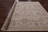 Ivory Peshawar Handmade Wool Rug - 9' 1" X 12' 0" - Golden Nile