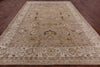 Peshawar Hand Knotted Wool Area Rug - 9' 1" X 12' 5" - Golden Nile