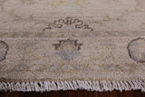 Ivory Peshawar Handmade Wool Runner Rug - 2' 6" X 9' 9" - Golden Nile