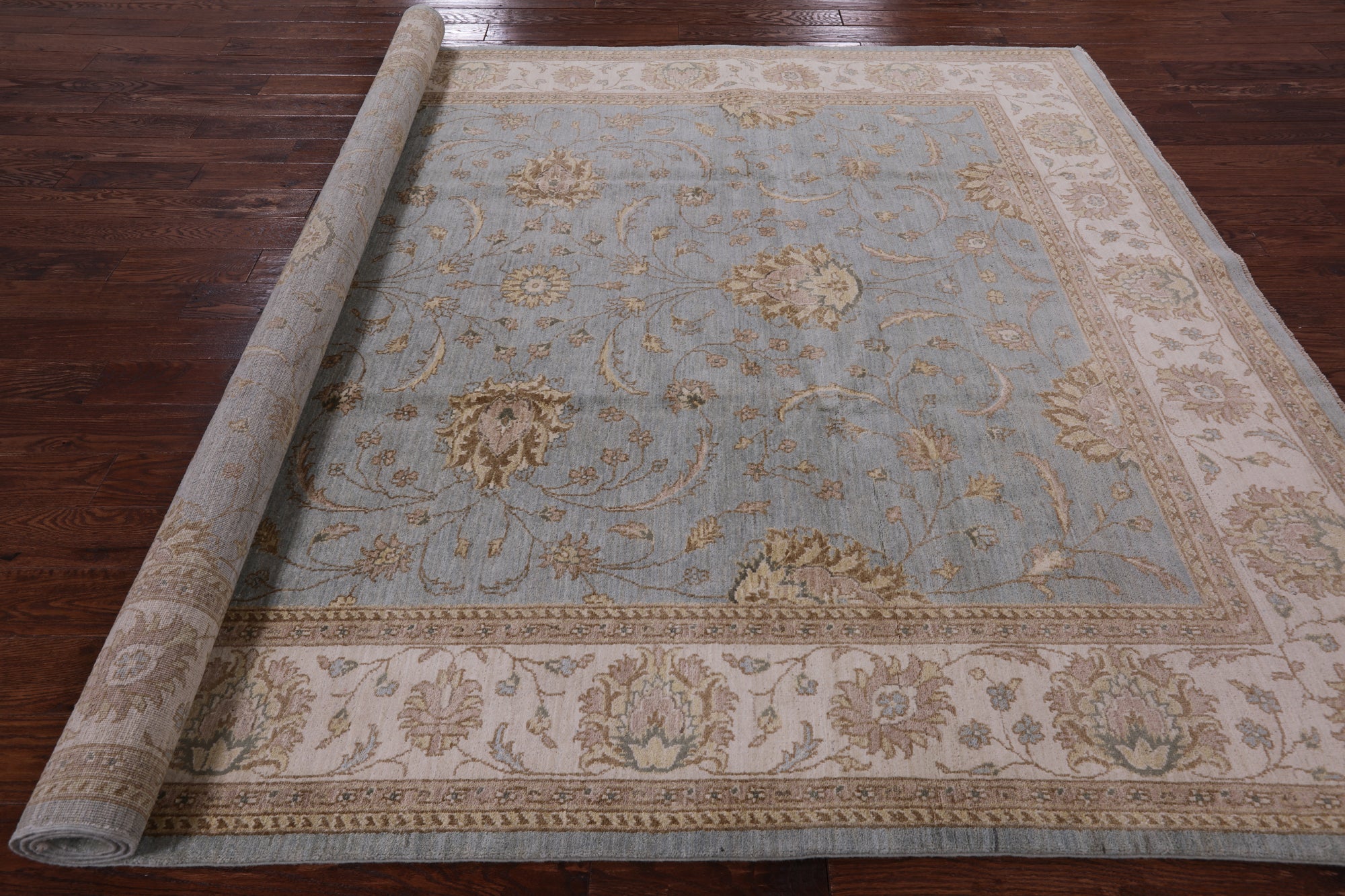 Persian Hand Knotted Wool Area Rug - 8' 2" X 10' 2" - Golden Nile
