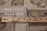 Ivory Turkish Oushak Handmade Wool Area Rug - 8' 3" X 9' 10" - Golden Nile