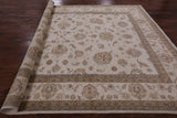 Ivory Persian Hand Knotted Wool Area Rug - 8' 10" X 12' 5" - Golden Nile