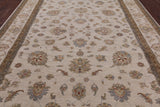 Ivory Persian Hand Knotted Wool Area Rug - 8' 10" X 12' 5" - Golden Nile